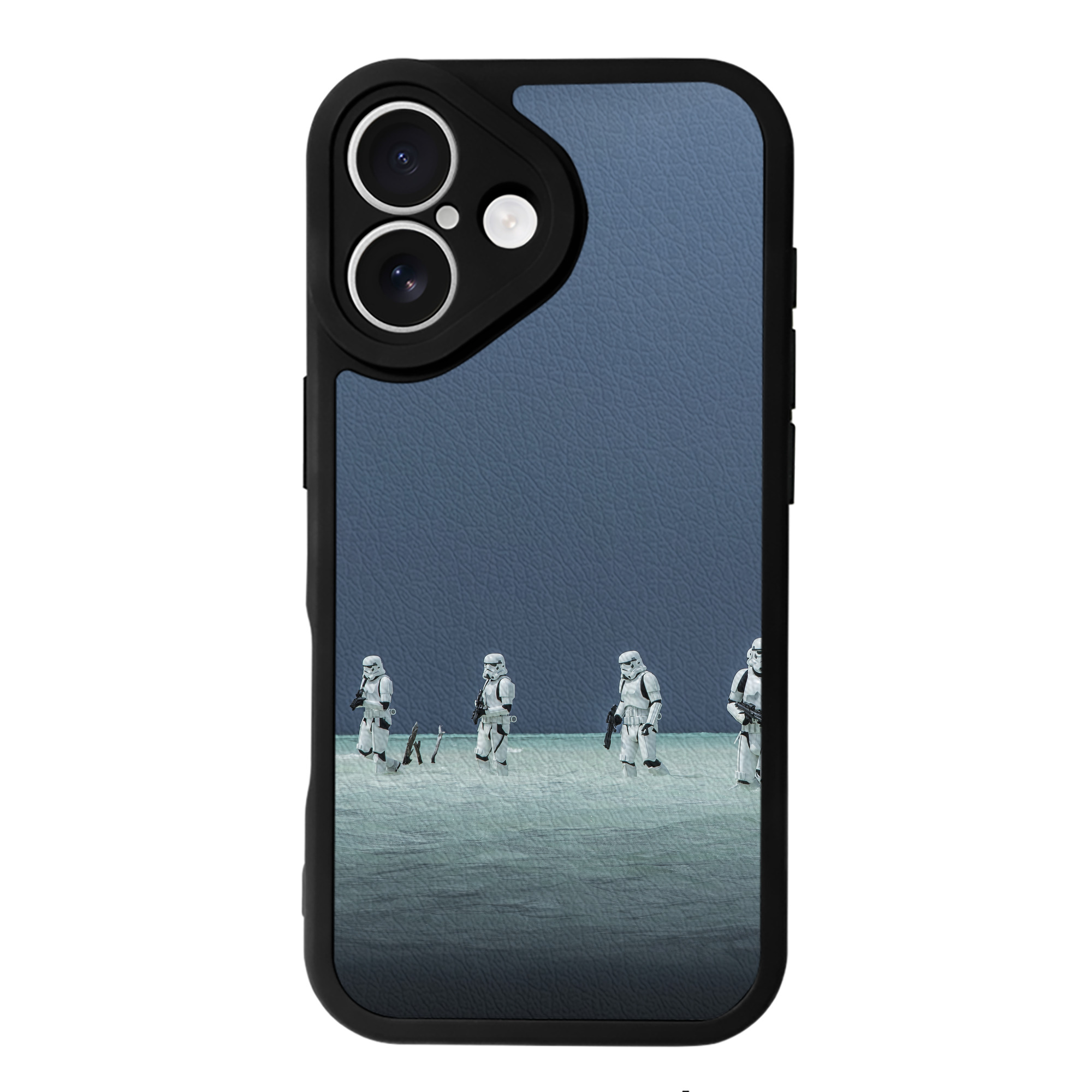 （画像用） スター・ウォーズ Star Wars 【iPhone 16シリーズ対応】シリコンスマホケース（レザー調） 材質：シリコン